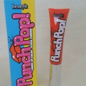BENEFIT PUNCH POP! LIQUID LIP COLOR GLOSS MANGO new lipstick